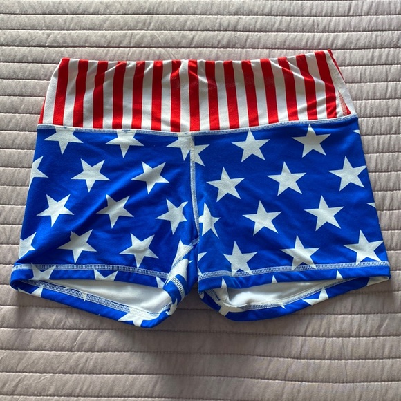 Fleo Pants - Fourth of July Fleo workout shorts!